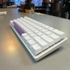Tastatura gaming mecanica Razer Huntsman Mini, RGB, Purple Switch, QWERTY, White