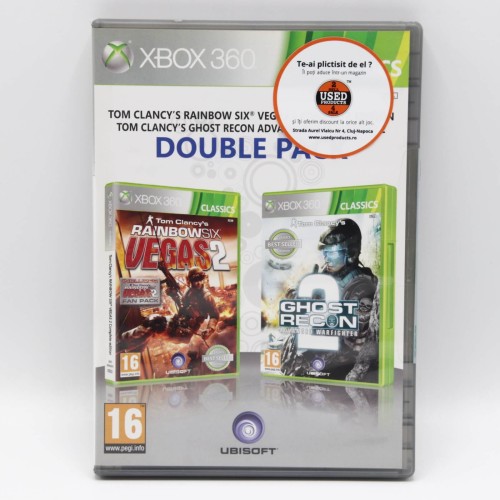 Tom Clancy's Rainbow Six Vegas 2 + Ghost Recon Advanced Warfighter 2 - Joc Xbox 360