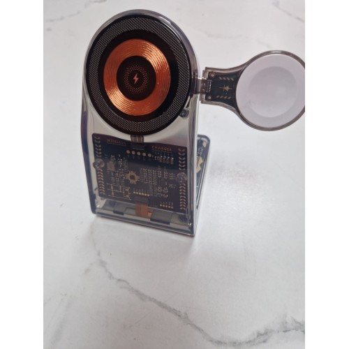 Statie Incarcare Magnetica 3in1, 15W MAX, pentru Apple Iphone, Apple Airpods, Apple Watch
