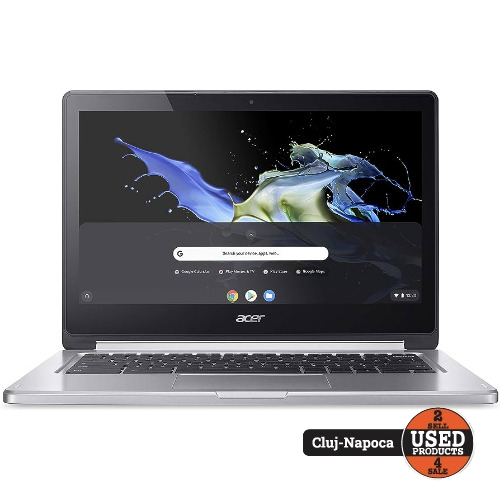 Laptop 2-in-1 Acer Chromebook CB5-312T, Display tactil 13 inch FHD, 32 Gb eMMC, 4 Gb RAM, Tastatura AZERTY