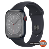 Apple Watch Series 8, 45mm, Cellular, Midnight Aluminum Case, Midnight Sport Band, A2775