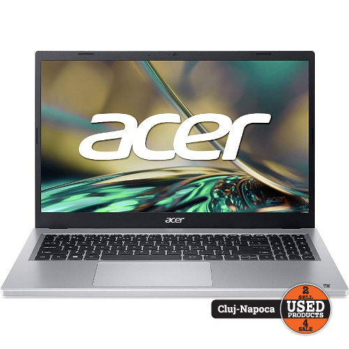 Laptop ACER Aspire 3 A315-24P-R9JA, Display 15.6 FHD, AMD Ryzen 5 7520U, 16 Gb RAM DDR5, SSD 512 Gb NVMe, AMD Radeon 610M, WIN 11, Pure Silver