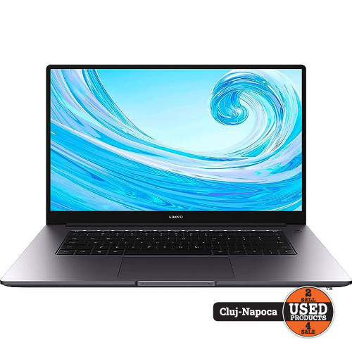 Laptop Huawei MateBook D15, Display 15.6 inch FHD, Intel Core i5-1135G7, 8 Gb RAM, SSD 512 Gb, Intel Iris Xe Graphics