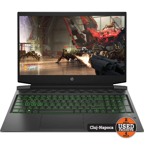 Laptop HP Pavilion 15-dk1018nq, 15.6 inch FHD, Intel Core i5-10300H, 16 Gb Ram DDR4, SSD 512 Gb, nVidia GTX 1660Ti 6Gb