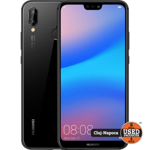 Huawei P20 Lite, 64 Gb, Midnight Black