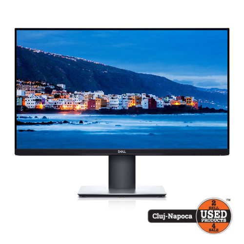 Monitor LED IPS DELL P2719H , 27 inch Full HD, Display Port, HDMI, Vesa 100x100