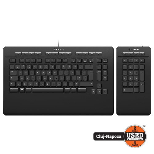 Tastatura cu fir 3DCONNEXION Keyboard Pro Numpaddal, QWERTY