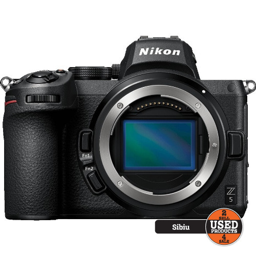 Aparat foto Mirrorless Nikon Z5 Body, Full-Frame, 24.5 MP, 4K, Wi-Fi, Negru
