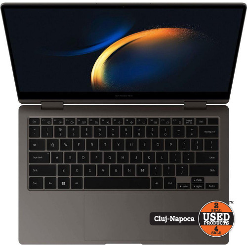 Laptop 2-in-1 Samsung Galaxy Book3 360, Display tactil 13.3 inch FHD Super AMOLED, Intel Core i7-1360P, 16 Gb RAM LPDDR4X, SSD 512 Gb NVMe M.2, Intel Iris Xe Graphics, Webcam 1080p, Senzor Amprenta, S Pen, Wi-Fi 6, Thunderbolt 4, Dolby Atmos, Graphite Laptop 2-in-1 Samsung Galaxy Book3 360, Display tactil 13.3 inch FHD Super AMOLED, Intel Core i7-1360P, 16 Gb RAM LPDDR4X, SSD 512 Gb NVMe M.2, Intel Iris Xe Graphics, Webcam 1080p, Senzor Amprenta, S Pen, Wi-Fi 6, Thunderbolt 4, Dolby Atmos, Graphite