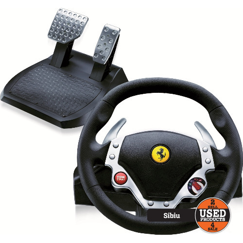 Volan Gaming Thrustmaster Ferrari F430 cu pedale, Force Feedback
