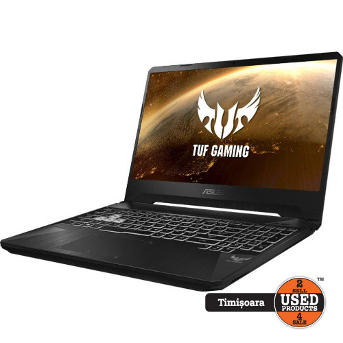 Laptop Gaming Asus TUF FX505G, 15.6 inch FHD 120 Hz, i5 9300H, 24 Gb RAM DDR4, SSD 512 Gb MVe M.2, HDD 1 Tb, nVidia GeForce GTX 1650 4 Gb
 Laptop Gaming Asus TUF FX505G, 15.6 inch FHD 120 Hz, i5 9300H, 24 Gb RAM DDR4, SSD 512 Gb MVe M.2, HDD 1 Tb, nVidia GeForce GTX 1650 4 Gb