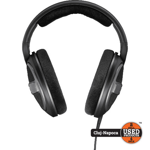 Casti audio Over-Ear Sennheiser HD 559, cu fir, 50OHm, Bass Boost, Black