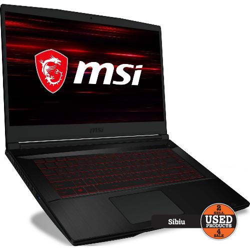 Laptop Gaming MSI MS-16R4 - i5 10300H, 8Gb RAM, SSD 256 Gb, nVidia GeForce GTX 1650 Max-Q 4 Gb
