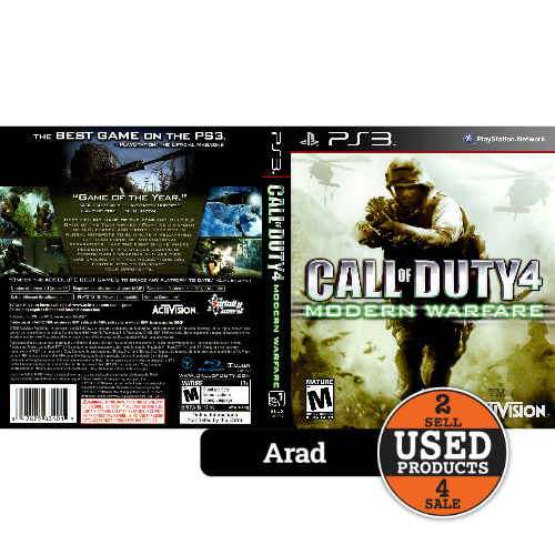 Call of Duty 4 Modern Warfare - Joc PS3 (Fara Carcasa)
 Call of Duty 4 Modern Warfare - Joc PS3 (Fara Carcasa)