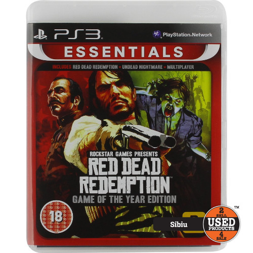 Red Dead Redemption GAME OF THE YEAR - Joc PS3
