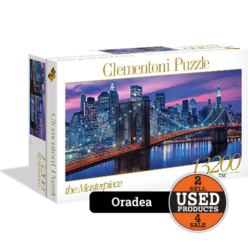 Puzzle Clementoni Brooklyn Bridge New York, 1000 de piese, 98x33 Cm Puzzle Clementoni Brooklyn Bridge New York, 1000 de piese, 98x33 Cm