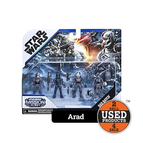 Set 4 figurine Hasbro Star Wars Mission Fleet Bad Batch, 6 Cm