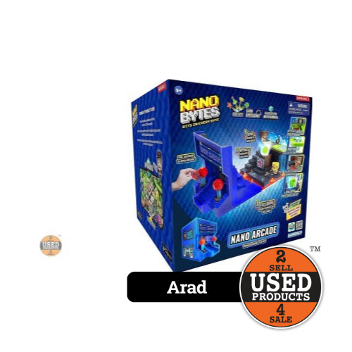 Set de joaca NanoBytes Bandai Nano Arcade Micro PlaySet Set de joaca NanoBytes Bandai Nano Arcade Micro PlaySet