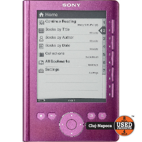 E-Book Reader SONY PRS-300, 5 Inch, 512 Mb, Pink