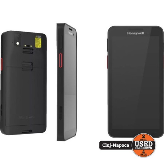 Terminal mobil Honeywell CT30P CT30P-X0N, Cititor coduri bare, Scanner 2D, Telefon Rugged, Display 5.5 inch, 64 Gb, Bluetooth, Wi-Fi 6, NFC, GPS, Android, Google Mobile Services, Honeywell Operational Intelligence, Smart Talk, Smart Pay, Black