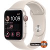 Apple Watch SE (2nd Gen) 44mm, Starlight Aluminium Case, Starlight Sport Band, GPS, A2723
