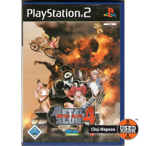 Metal Slug 4 - Joc PS2