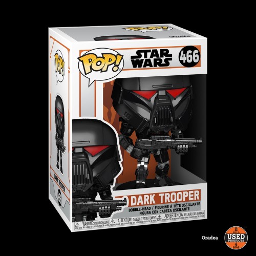 Figurina de vinil Funko POP! Star Wars Mandalorian Dark Trooper 466
 Figurina de vinil Funko POP! Star Wars Mandalorian Dark Trooper 466