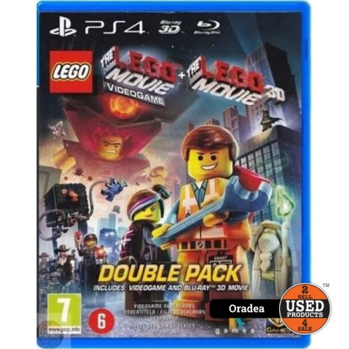 The Lego Movie Videogame + Blu-Ray 3D Movie Double Pack- Joc PS4 The Lego Movie Videogame + Blu-Ray 3D Movie Double Pack- Joc PS4