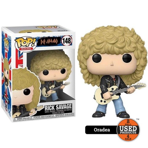 Figurina de vinil Funko POP! Rocks Def Leppard Rick Savage 148
 Figurina de vinil Funko POP! Rocks Def Leppard Rick Savage 148
