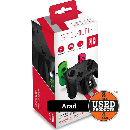 Dock de incarcare Stealth SW-C100 pentru Nintendo Switch
 Dock de incarcare Stealth SW-C100 pentru Nintendo Switch