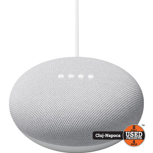 Boxa inteligenta Google Nest Mini Smart Home, Generatia 2, Alb