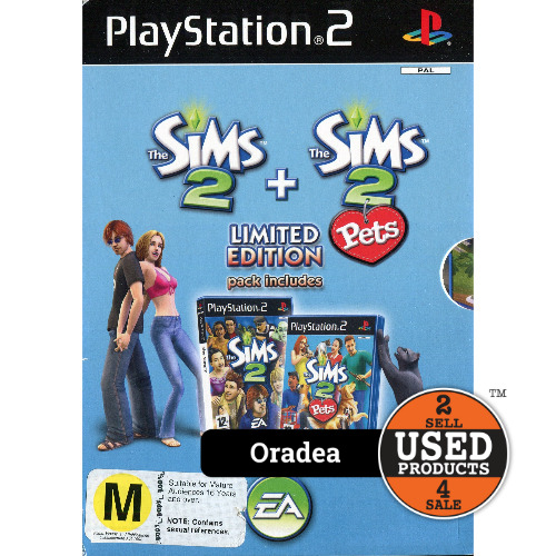 Bundle The Sims 2 snd The Sims 2 Pets PS2
