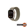 Apple Watch Ultra 2, 49mm, Titanium Case, Olive Alpine Loop, GPS, Cellular, A2986