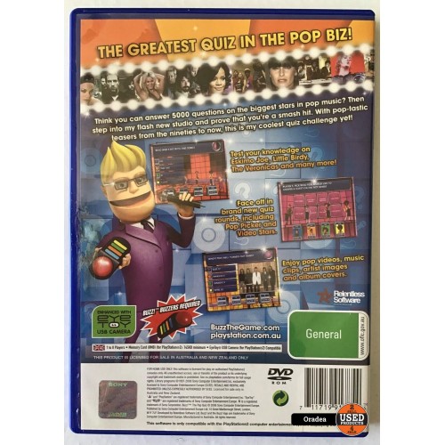 Buzz! The Pop Quiz - Joc PS2
 Buzz! The Pop Quiz - Joc PS2