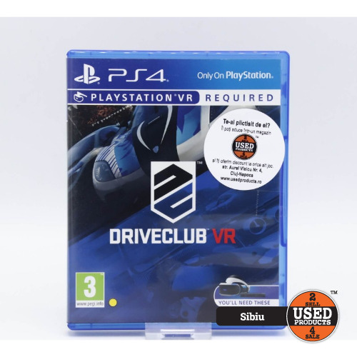 Driveclub VR - Joc PS4
