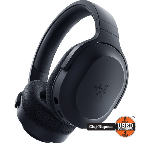 Casti Gaming Wireless RAZER Barracuda X, 7.1, Jack 3.5mm, USB, pentru PC, PS4, PS5, Switch, iOS, Android, Negru