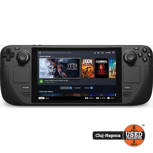 Consola portabila Valve Steam Deck LCD, 7 inch, 1 Tb NVMe, 16 Gb RAM, AMD Zen 2, RDNA 2, TrackPad, Wi-Fi, Bluetooth, Giroscop, SteamOS