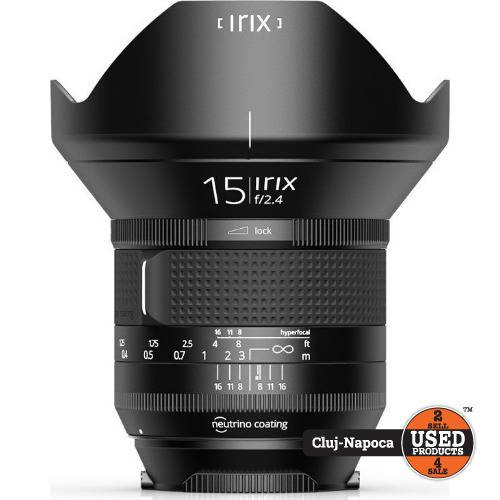 Obiectiv foto Irix Firefly 15mm f/2.4, montura Canon