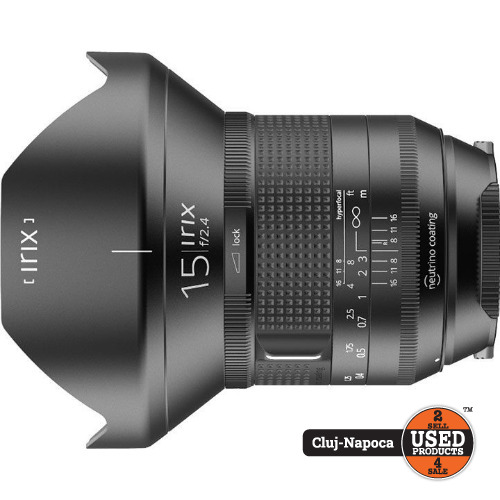 Obiectiv foto Irix Firefly 15mm f/2.4, montura Canon Obiectiv foto Irix Firefly 15mm f/2.4, montura Canon