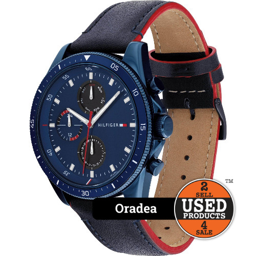 Ceas barbatesc Tommy Hilfiger Parker 1791839, 44mm, Quart, Otel inoxidabil, Curea piele, 5ATM, Analog
 Ceas barbatesc Tommy Hilfiger Parker 1791839, 44mm, Quart, Otel inoxidabil, Curea piele, 5ATM, Analog