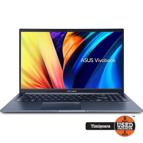 Laptop Asus VivoBook 15 M1502Q, Display 15.6 inch FHD IPS LED, AMD Ryzen 7 5800HS, 8 Gb RAM DDR4, SSD 500 Gb M.2 PCIe NVMe 3.0, AMD Radeon Graphics 512 Mb, Tastatura(QWERTY) Iluminata, Camera Web HD 720p, Quiet Blue