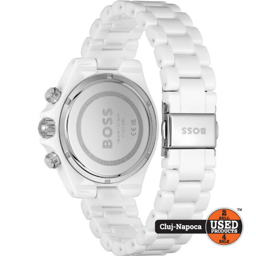 Ceas de dama Hugo Boss Novia 1502630, 38mm, Quart, Carcasa si bratara Ceramica, 5ATM, Analog Ceas de dama Hugo Boss Novia 1502630, 38mm, Quart, Carcasa si bratara Ceramica, 5ATM, Analog