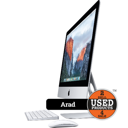 Apple iMac 21.5 inch 2017, A1418, Intel Core i5 2.3 GHz, 8 Gb RAM, 1 Tb HDD, Intel Iris Plus Graphics 640 + Tastatura Apple Magic Keyboard, A1644, Layout HU + Apple Magic Mouse 2, A1657, alb
 Apple iMac 21.5 inch 2017, A1418, Intel Core i5 2.3 GHz, 8 Gb RAM, 1 Tb HDD, Intel Iris Plus Graphics 640 + Tastatura Apple Magic Keyboard, A1644, Layout HU + Apple Magic Mouse 2, A1657, alb