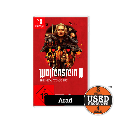 Wolfenstein II The New Colossus-Fara Carcasa- Joc Nintendo Switch
