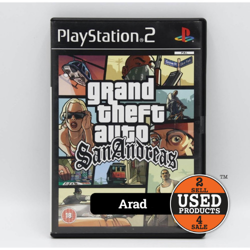 Grand Theft Auto San Andreas - Joc PS2 Grand Theft Auto San Andreas - Joc PS2