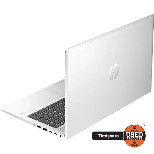 Laptop HP ProBook 450 G10, 15.6 inch FHD IPS, Intel Core i7 1355U, 16 Gb RAM DDR4, SSD 512 Gb PCI Express M.2, Intel UHD Graphics, Camera Web HD 720p, Tastatura(QWERTY) Iluminata, Greutate 1.79 Kg, Silver ( Produs Nou! )
