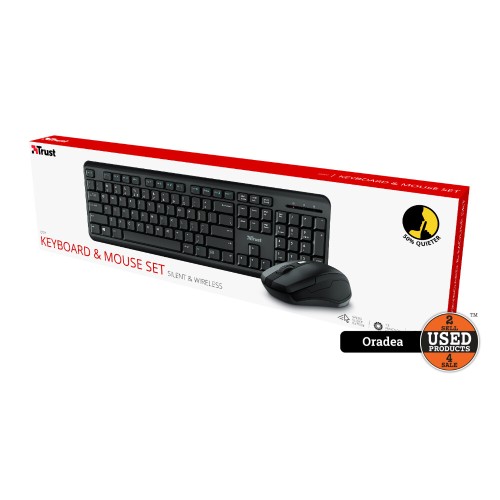 Kit Tastatura + Mouse Wireless Trust ODY II Silent