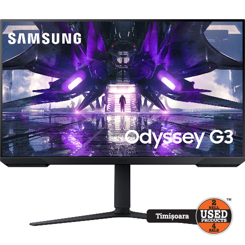 Monitor gaming LED VA Samsung S32AG320NU Odyssey 32", Full HD, DisplayPort, 165Hz, AMD FreeSync Premium, Vesa, Negru
