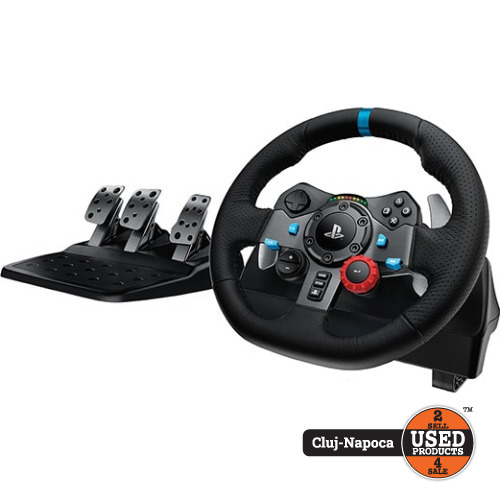 Set Volan si Pedale Logitech Driving Force G29, pentru PC, PS3, PS4, PS5