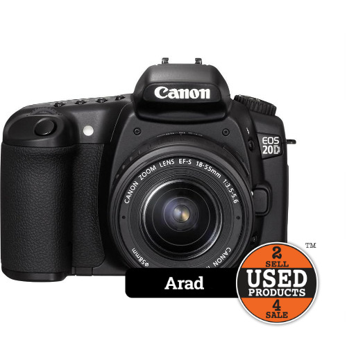 Aparat foto Canon EOS 20D + Obiectiv Canon EFS 18-55mm MACRO 1:3.5-5.6 III
